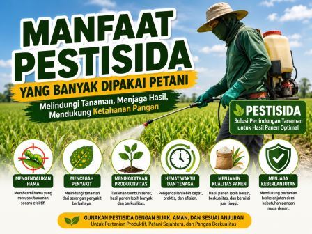 Berikut Manfaat/Kegunaan dari Pestisida Yang Banyak Dipakai Petani